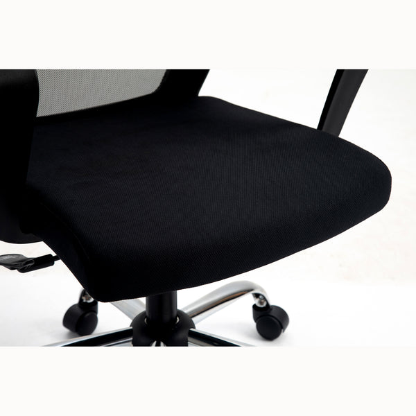 Haru Mid Back Mesh Office Chair in Black