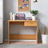 Cherry Tree Furniture MERV Computer Desk Home Office Desk with Drawer Beech Colour - daals
