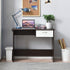 Cherry Tree Furniture MERV Computer Desk Home Office Desk with Drawer Walnut & White Colour - daals