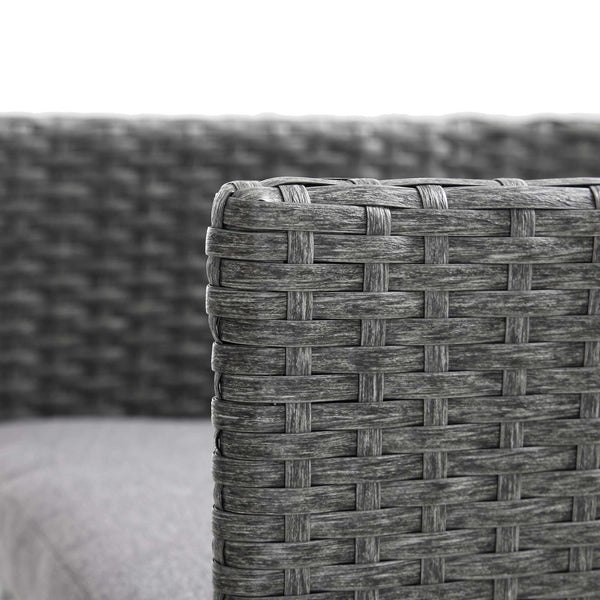 Granchester Rattan Balcony Bistro Set, Grey