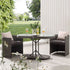 Granchester Rattan Balcony Bistro Set, Grey - daals