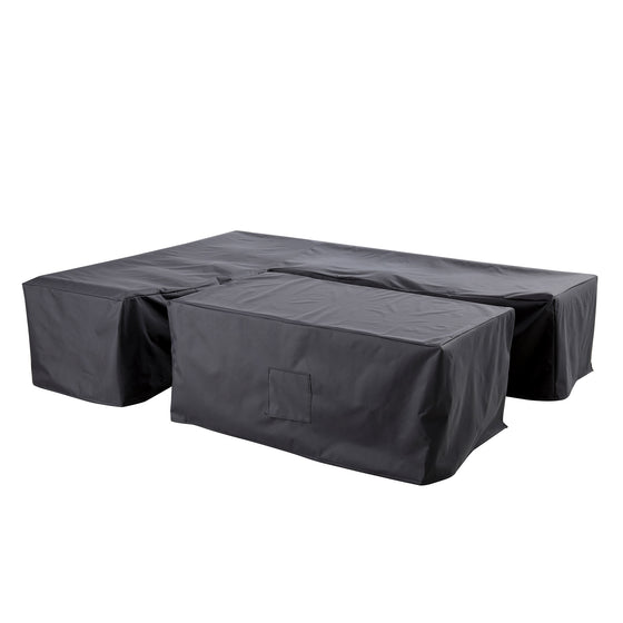 Cover for Calabasas Large Outdoor Fabric and Aluminium Corner Casual Dining Set