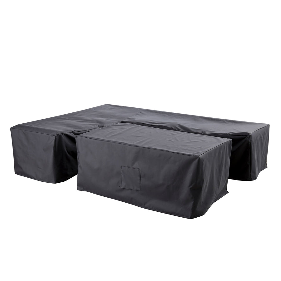Cover for Calabasas Large Outdoor Fabric and Aluminium Corner Casual Dining Set