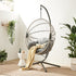 Harrington Rattan + Rope Indoor Outdoor Single Hanging Chair - daals