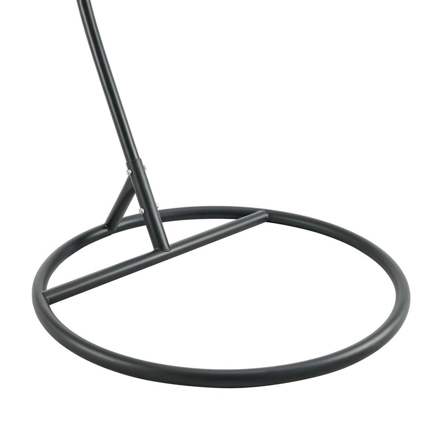 Lydia Geometric Rattan & Rope Mix Indoor Outdoor Hanging Chair