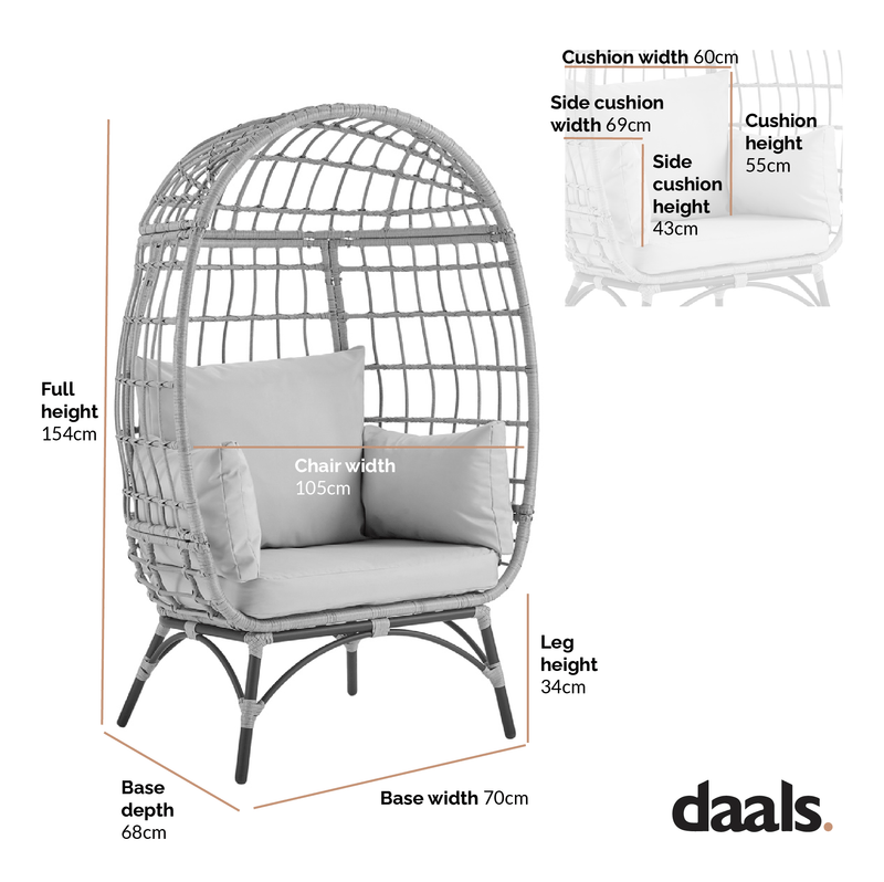 Stratford Indoor Outdoor Cocoon Loveseat