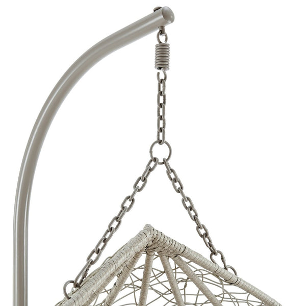 Deneb Light Grey Indoor Outdoor Double Hanging Chair