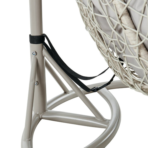 Deneb Light Grey Indoor Outdoor Double Hanging Chair