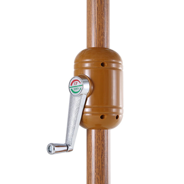 Blue Flower 2.6M Octagonal Tassel Parasol with Aluminium Tilt