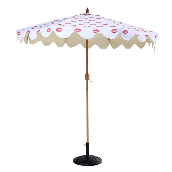 Kisses 2.6M Octagonal Parasol with Aluminium Tilt