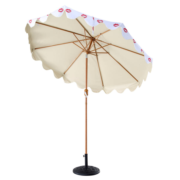 Kisses 2.6M Octagonal Parasol with Aluminium Tilt