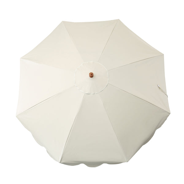 Cloud Pattern 2.6M Octagonal Tassel Parasol with Aluminium Tilt