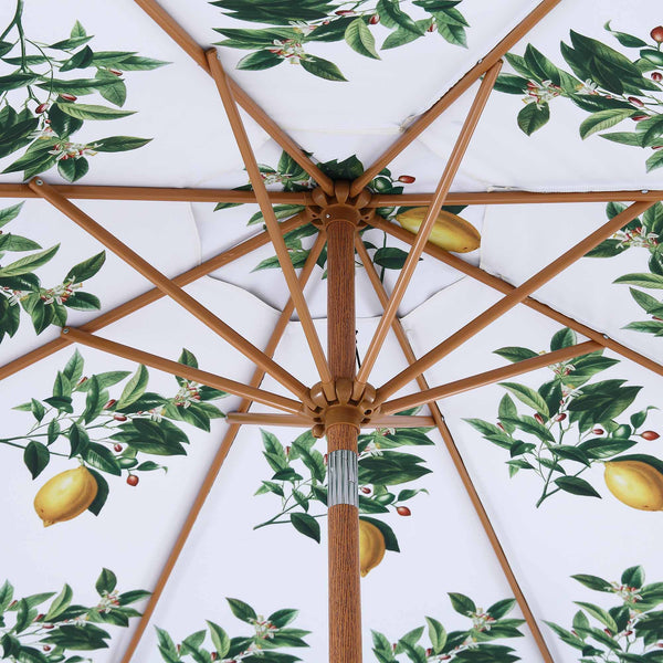 Lemon Branch 2.6M Octagonal Parasol with Aluminium Tilt