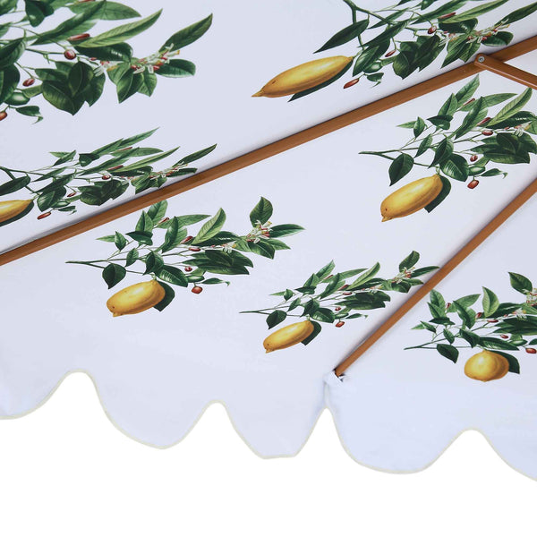 Lemon Branch 2.6M Octagonal Parasol with Aluminium Tilt