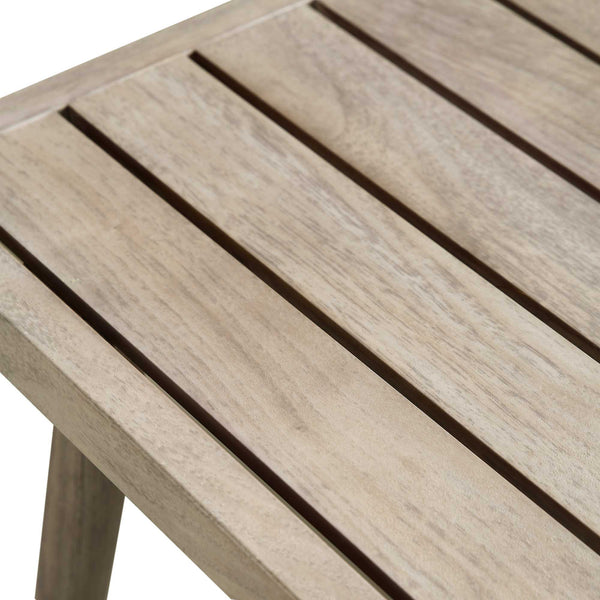 Cliveden Outdoor Aluminium Washed Wood Effect and Round Wicker Rattan Corner Sofa Set