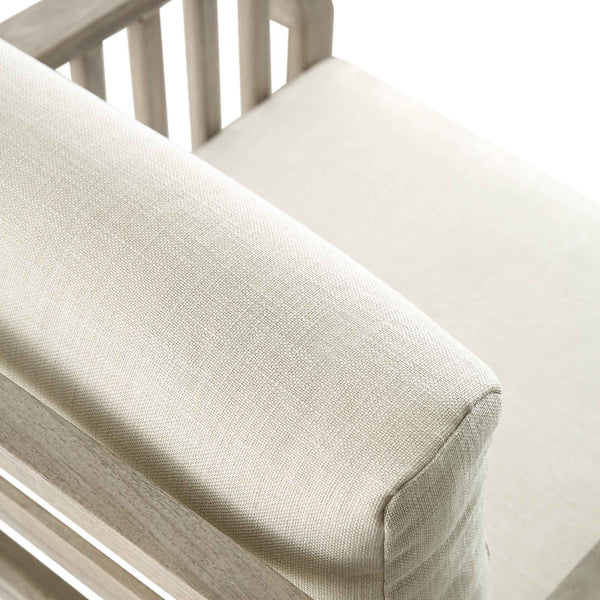 Earlswood Aluminium Washed Wood Effect Sofa Set with Coffee Table