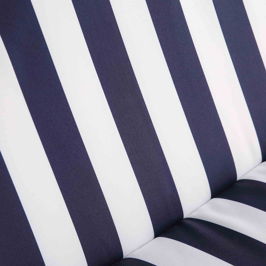 Champneys Outdoor Reclining Swing with Canopy, Blue Striped