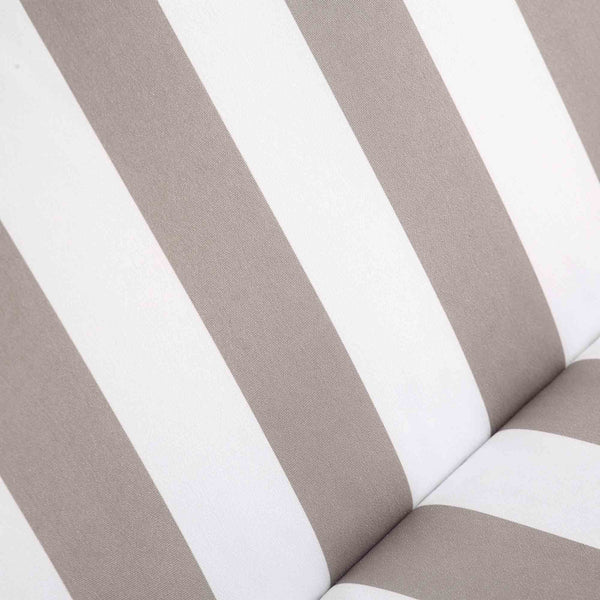 Champneys Outdoor Reclining Swing with Canopy, Taupe Striped