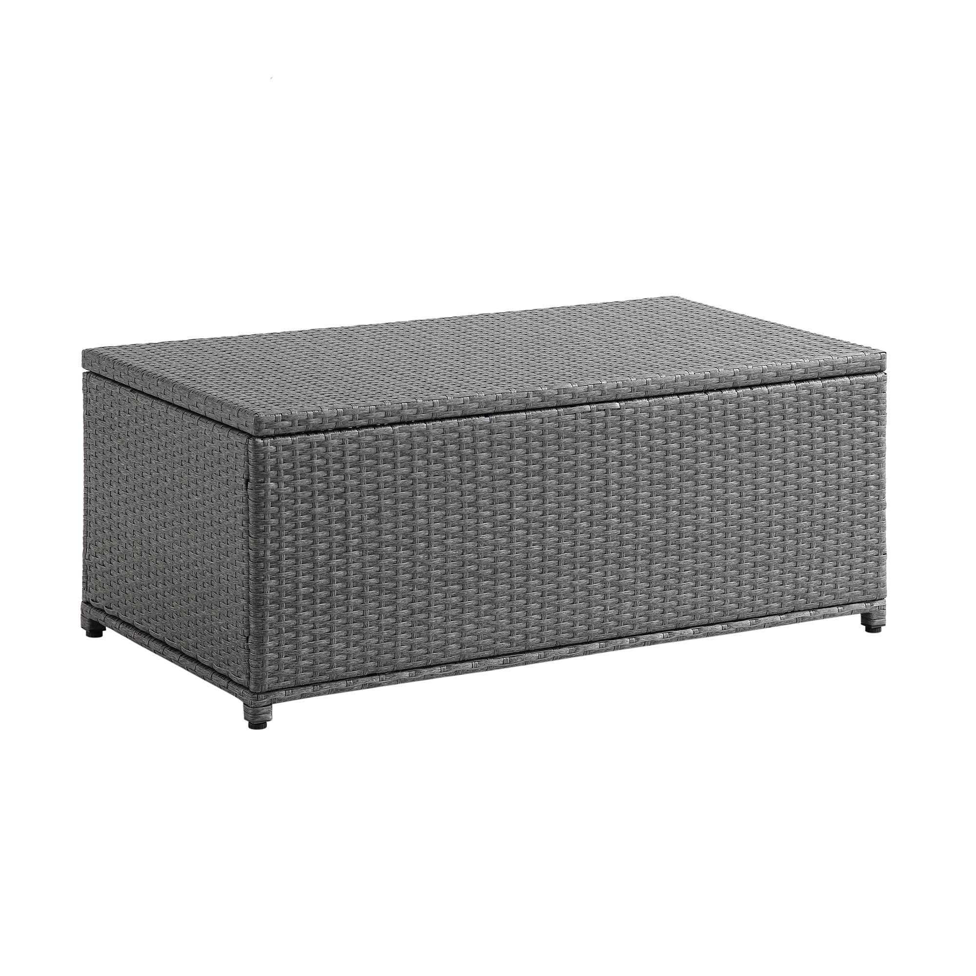 Granchester 120cm Rattan Storage Box, Grey | daals