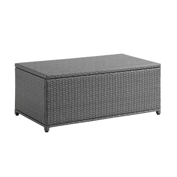 Granchester 120cm Rattan Storage Box, Grey | daals