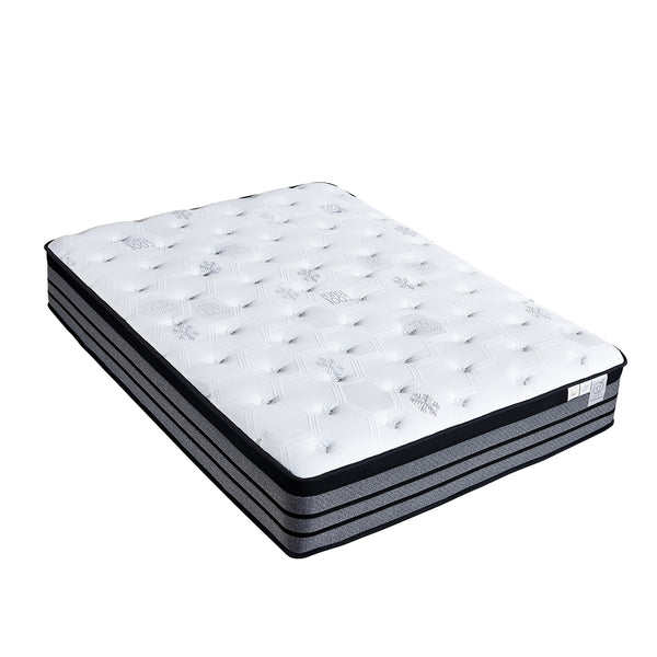 TRANQUIL Nova 12-Layer Cooling Pocket Sprung with Memory Foam, Natural Latex Hybrid Delux Mattress