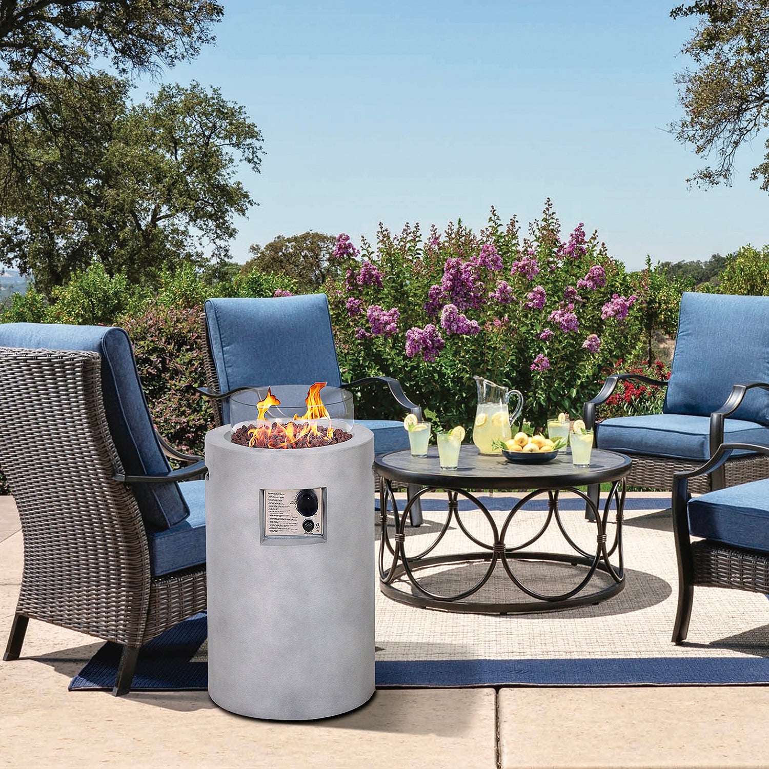 Real Concrete Patio Heater 25