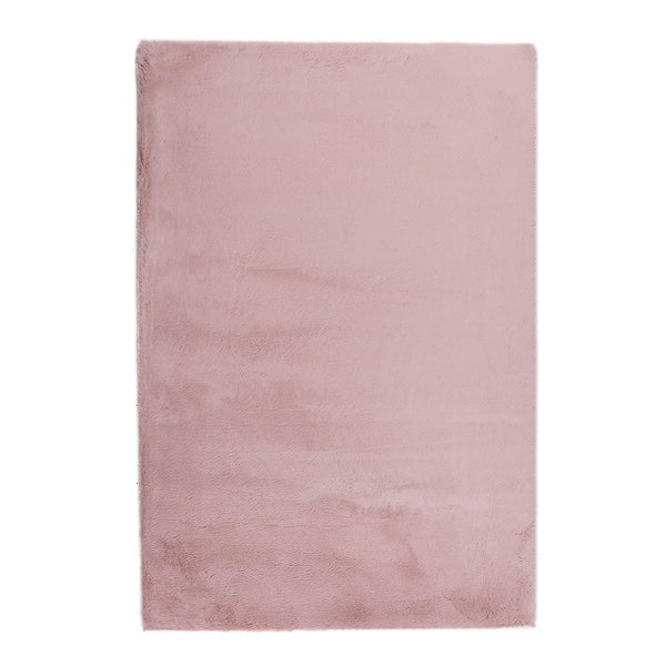 Lush Supersoft Pink Faux Fur Rug - 120 x 170 cm
