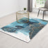 Inkwell Topaz Blue and Gold Rug 160 x 230 cm