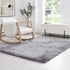 Silver Tufted Shaggy Rug 140 x 200 cm - daals
