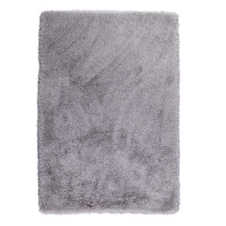 Silver Tufted Shaggy Rug 200 x 290 cm