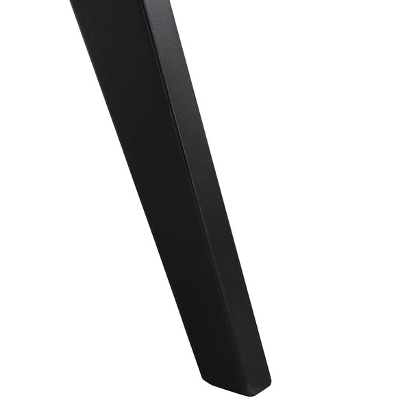 Jeanne Black Colour Cane Rattan Solid Beech Wood Dining Chair