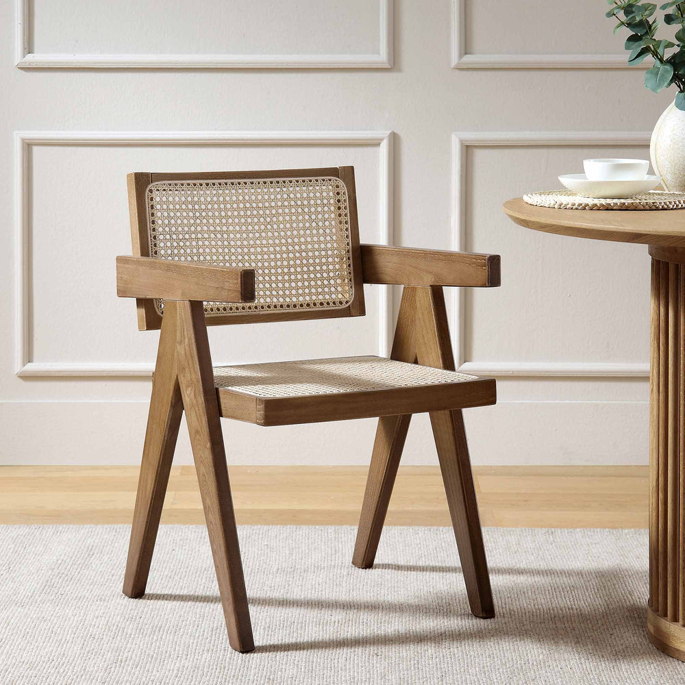 Luanne Dining Chair - Light Walnut Frame / Light Walnut Veneer Seat
