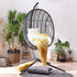 Azura Black Patio Hanging Egg Chair - daals